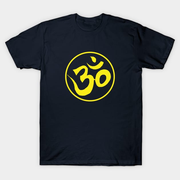 Sacred Spiritual Awakening Om Symbol T-Shirt by PlanetMonkey